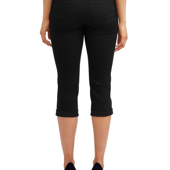 Women's 21" Denim Capri - Picture 4 of 4